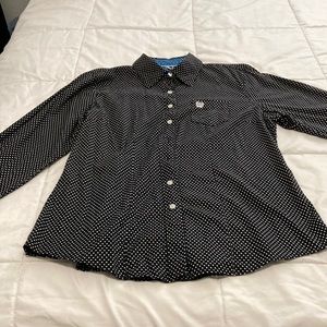 Ladies Cinch button down